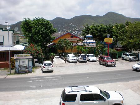 Famous Boathouse Restaurant accross from AirStMaarten